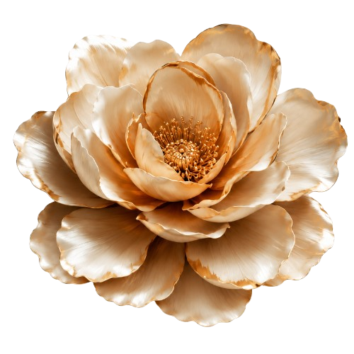 Bloom & Gold のプレミアムフラワーアレンジメント
